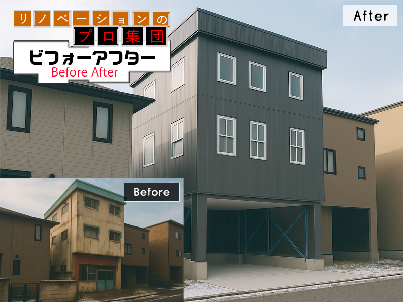 工場リノベーションBeforeAfter02