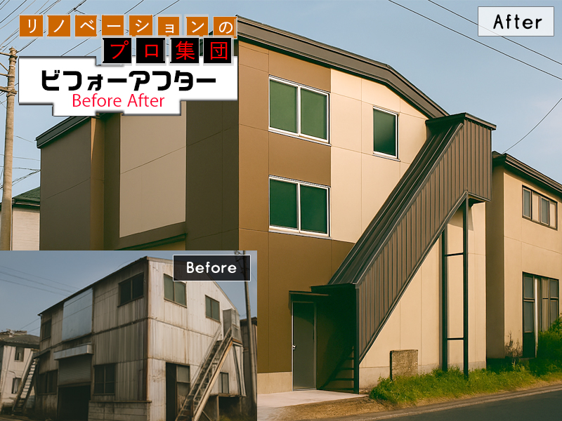 工場リノベーションBeforeAfter03